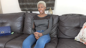 Sexy African teen just wants hardcore fucking & she got it on fake casting