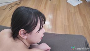 Beautiful Japanese lady Aoi Kirishima pleases her new boyfriend.