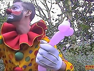 FleshPotFilms: Hans Berlins Domineering Encounter With Mischievous Clown Barney