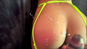 HUGE CUMSHOT!!! BBC Fucks My Huge Tits And Paints My Ass White With His Cum! (FULL VIDEO)