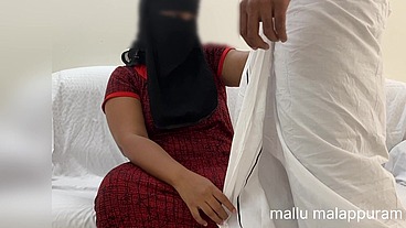 Mallu Muslim Thatha and Neighbour Oral and Fucking In Sofa Wearing Maxi And Hijab, Malapuram, Kerala