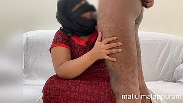 Mallu Muslim Thatha and Neighbour Oral and Fucking In Sofa Wearing Maxi And Hijab, Malapuram, Kerala
