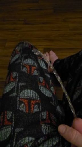Desperation leads to pissing all over my PJ'S and floor