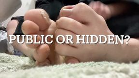 Foot Worship happens anywhere.