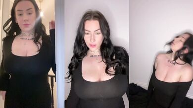 Slutty British Goth seduces you ASMR JOI