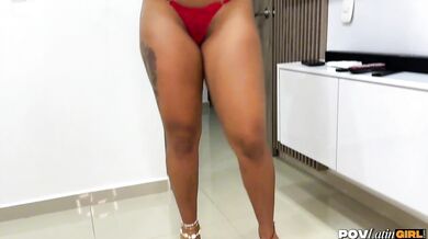 Horny busty colombian fitness MILF wanting loveless multi-orgasmic sex - POVLatinGirl