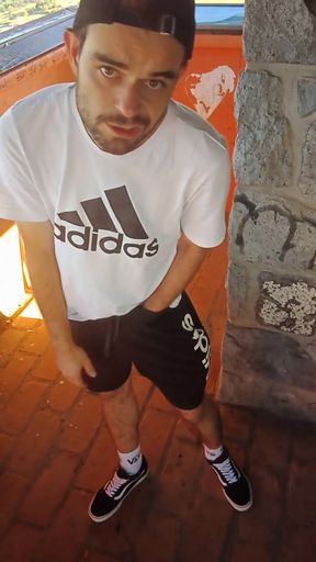 Playing with Him in Shorts