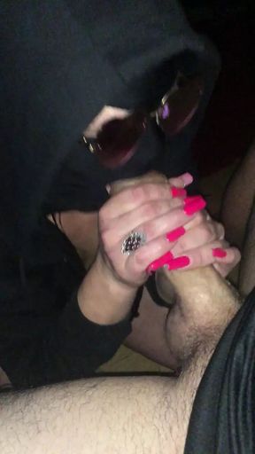 My dick was sucked by a strange Milf in a balaclava