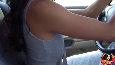Hollydays Vacation road trip stop sex with perfect girlfriend creampie.