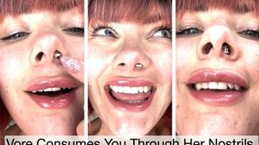 Vore Consumes You Through Her Nostrils
