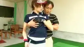 Golf Lesson Gone Wild – Swinging Barefor Her Pleasure