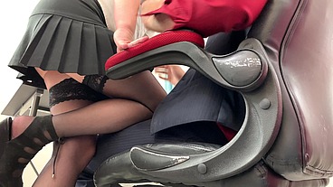 Secretary takes it in the ass before going home