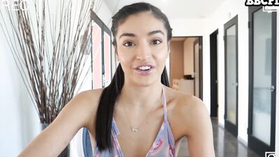 Emily Willis sucks a humongous black cock and rides it