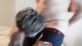 viemos do clube de swing, onde ele me fazia foder com qualquer cara que eu quisesse, e quando chegava me fodia na bunda