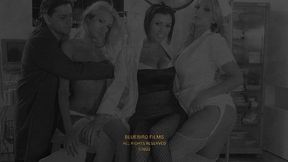 intense board meeting leads to a wild table top gang bang with audrey bitoni and frends!