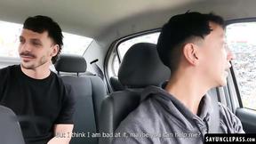 ”Latin Pibe gives Luke Ryder a nice shot inside his tight butt”