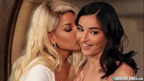 Brunette follower has sex with her idol