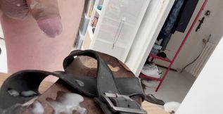 Foot Fetish, Dirty Sandal, Huge Cum