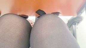 Under Desk No Panties Tie Stuffing