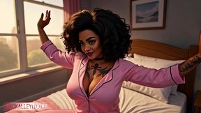 thick curvy boss babe making time for a shower quickie