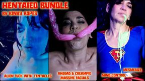 HENTAIED BUNDLE milf is fucked by many tentacles and alien creatures (3 MOVIES BUNDLE)