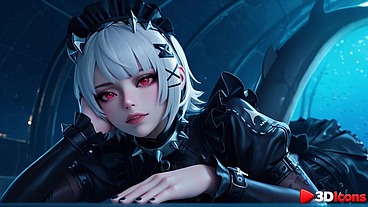 Ellen Jo has sex with her “sugar daddy” at the oceanarium [AI]