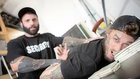 Bo Sinn Gorges on Hairy Beefcake Markus Kages Juicy Pole – Hot Gay Action