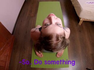 FIT BELLE desires to tempt him with TAUT GYM SHORTS and get DRILLED not EDUCATE