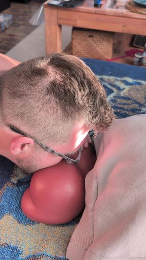 Hairy Daddy Rimming and Railing his Fuck Toy and Cums a Lot