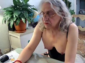 The Dirty Whore Carla Cums on Her Feet and Licks Them Afterwards
