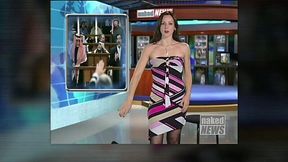 Exposed: Victoria Sinclair Delivers the News in the Nude!