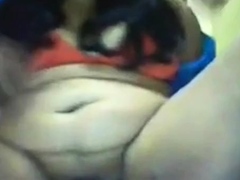 Big-Ass Indian Aunty in Blue Saree