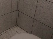 Paja en el baño del trabajo/ Daloff