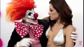 Steamy black girl gets double penetration in a hot threesome