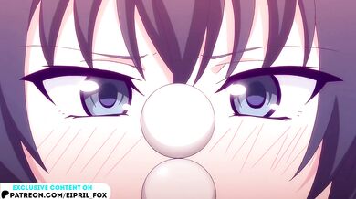 Cutie Himekawa Hayuru the Cat Girl plays with her Pussy! Furry Masou Gakuen Hentai Anime