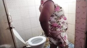 Hot Indian bhabi taking shower in romantic mood
