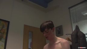 Business Lads Charlie &amp; Luke Fuck in an Office