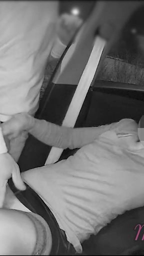 Dogging my wife in public car parking and jerks off an stranger Camera night vision - MissCreamy   Clip 1