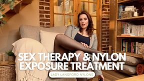 Sex Therapy - Trying Out New Nylon Exposure Treatment