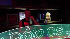 Club Bartender Paid for Gay Anal Fuck