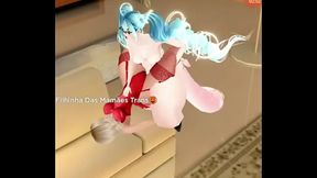 Fodendo o cu de uma putinha