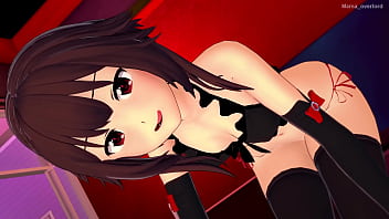 La dulce megumin ya es adulta y esta lista para follar con su bikini (Versi&oacute_n adulta) (hentai)