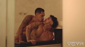 MARKIN HUNK: Exclusive time in the douche with Joshua Mateo