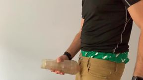 Jerking off Using My Fleshlight