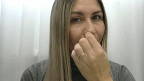 You are the queen of Nose picking MP4 FULL HD 1080p