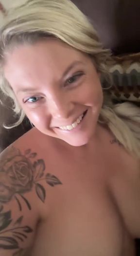 Amateur milf shows off her tits and pussy on OnlyFans