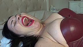 yawn in bed after a party m