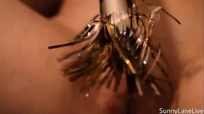 Nice Close-Up Shoots Of Bootylicious Sunny Lane Dildo Fucking Herself!