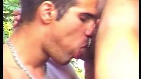 Outdoor Anal Stretching with Dripping Cocks and Gaping Holes