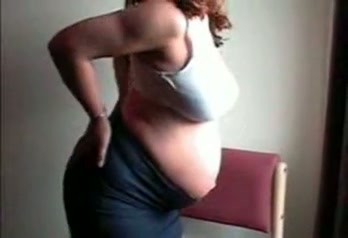 Awesome webcam voluptuous pregnant nympho exposed her huge melons